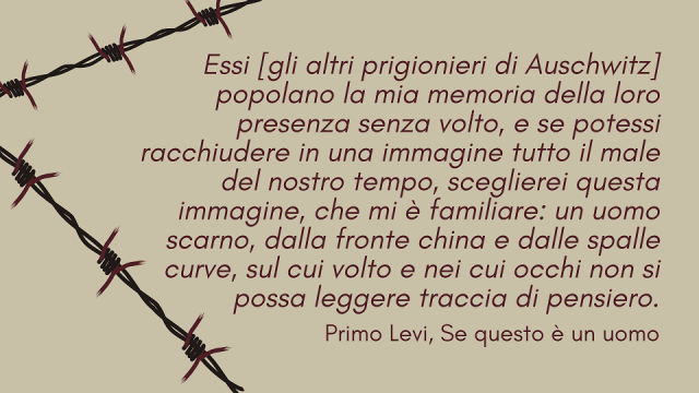 Primo Levi Frasi Giornata Della Memoria